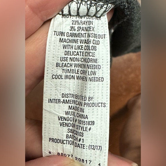 Curfew gray open long cardigan size large - Picture 6 of 6